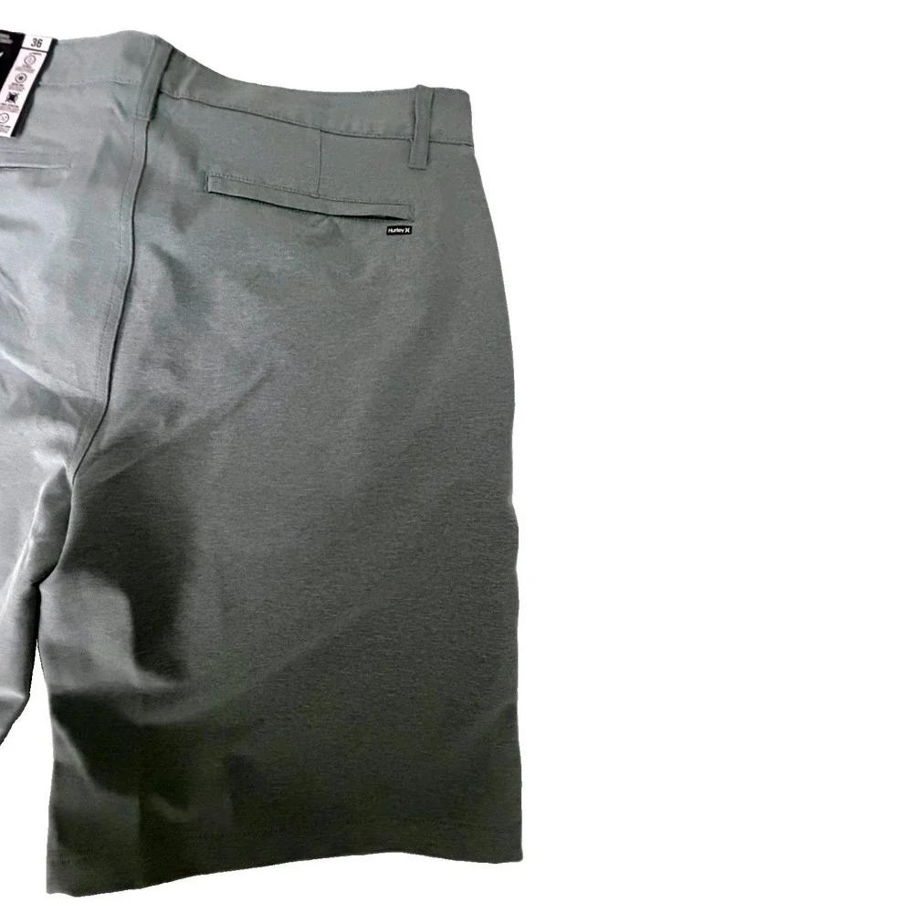 Hurley Men's Gladiator Grey Hybrid Walkshorts 4-Way Stretch Water Repellent SZ36